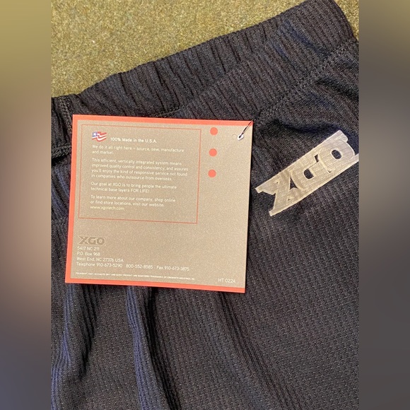 NEW Black-XGO Phase 2 Mid-Weight Waffle Thermal Pants, Men’s Medium 32-34” Waist - Picture 5 of 9